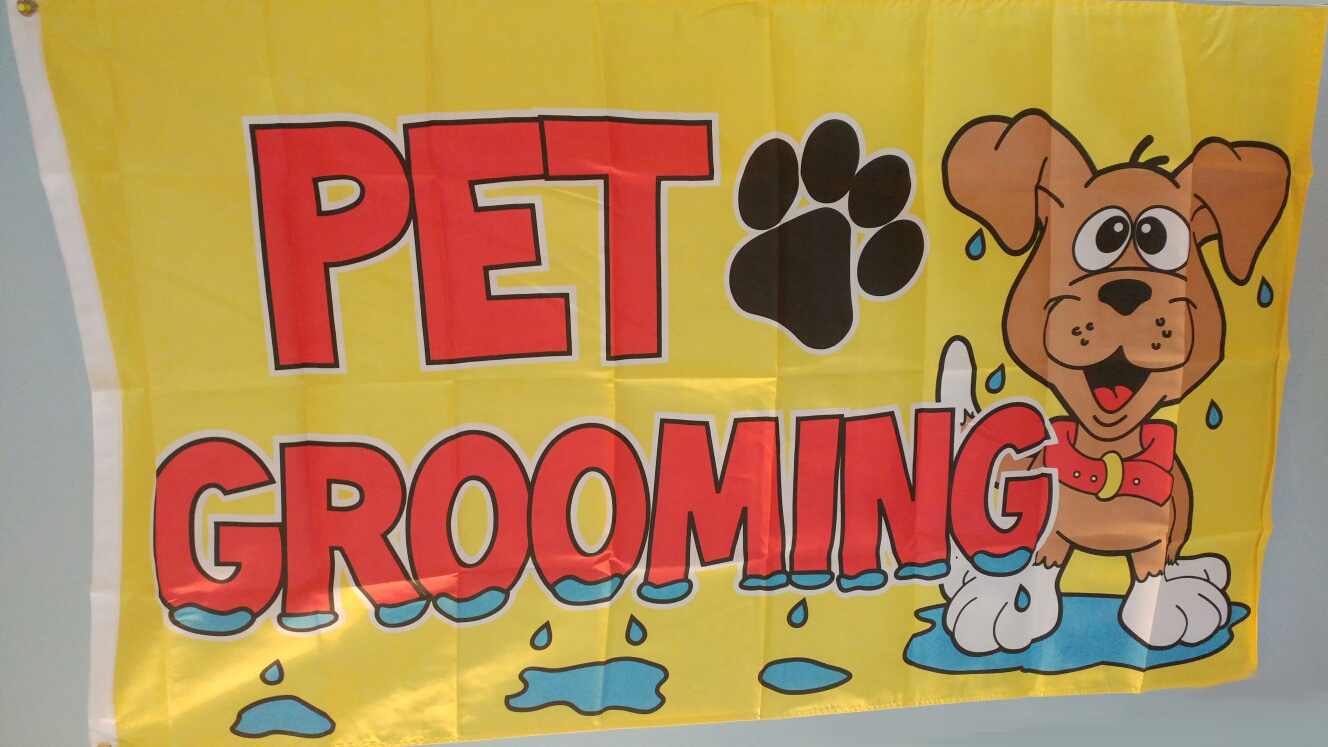Pet Grooming Flag