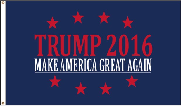 Donald Trump for President Flag