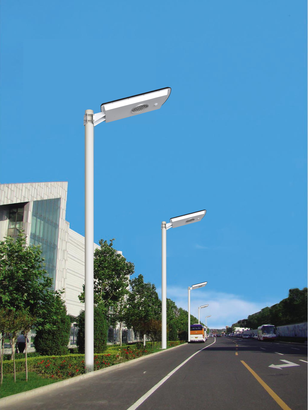 Solar Street Light / Garden Light - 20 WATTS