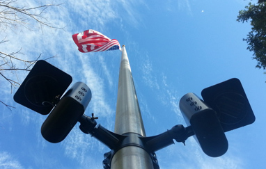 Solar Flagpole Light